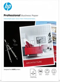 HP Professional Business Laserpapier glänzend weiß, A4, 200g/m², 150 Blatt