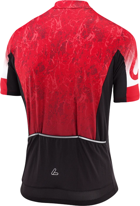 Löffler Full-Zip Messenger Modell 2022 Trikot kurzarm rot (Herren)