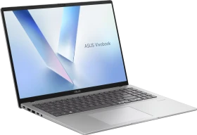 ASUS VivoBook 16 X1607CA-MB178W, Cool Silver, Core Ultra 5 225H, 16GB RAM, 512GB SSD, DE