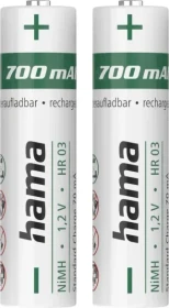 Hama Micro AAA NiMH 700mAh, 2er-Pack