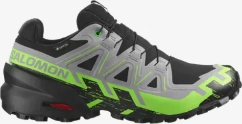 Salomon Speedcross 6 GTX black/alloy/green gecko (Herren)