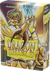 Dragon Shield Matte Sleeves Japanese gold, 60 Stück