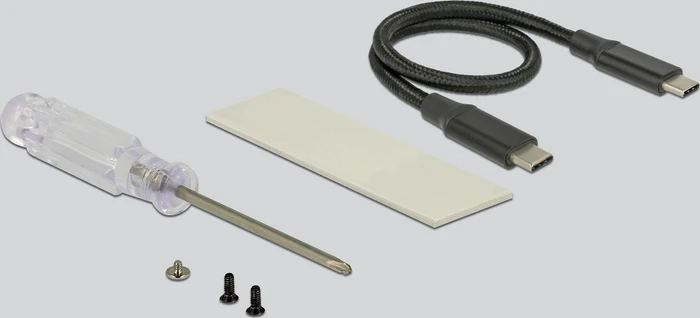 DeLOCK External Enclosure M.2 NVMe SSD, USB-C 3.1
