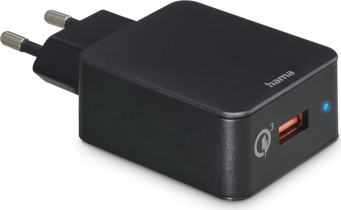 Hama Schnellladegerät Qualcomm Quick Charge 3.0 USB-A 19.5W schwarz