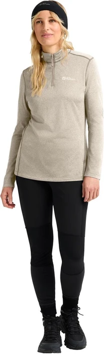 Jack Wolfskin Sky Thermal Funktionsshirt langarm pale sand