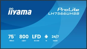 iiyama ProLite LH7566UHSB-B1AG, 75"
