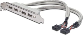 Digitus Slotblende, 4x USB-A 2.0