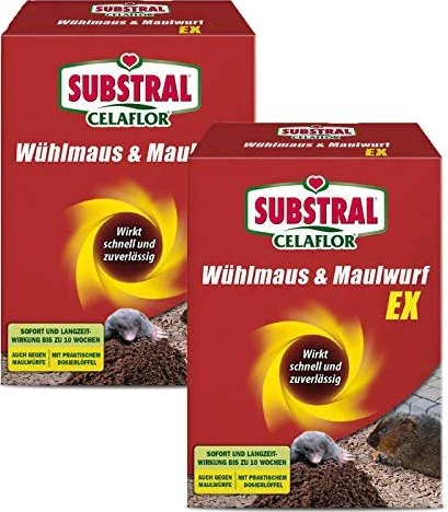 Evergreen Garden Care Substral Celaflor Wühlmaus & Maulwurf Ex, 150g
