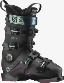 Salomon S-Pro 100 black/burgandy/shift green/blue (Damen) (Modell 2021/2022)