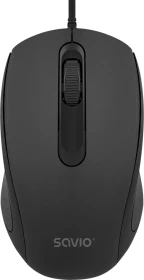Savio MB-02 Wired Mouse schwarz, USB (SAVMB-02)