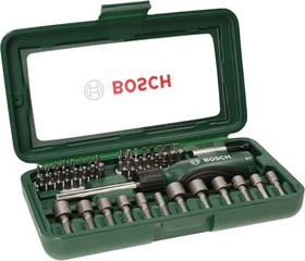Bosch DIY Bitset/Steckschlüsselsatz inkl. Werkzeugbox, 46-tlg.