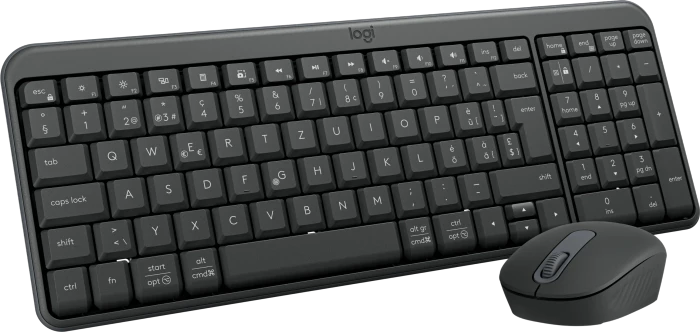 Logitech MK250 Compact Wireless Combo Graphite, Bluetooth, CH