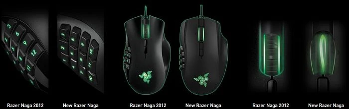 Razer Naga 2014 Expert MMO Gaming Mouse, USB