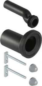 Geberit Anschlussset für Wand-WC, mit Befestigungsmaterial, etagiert, ø110mm