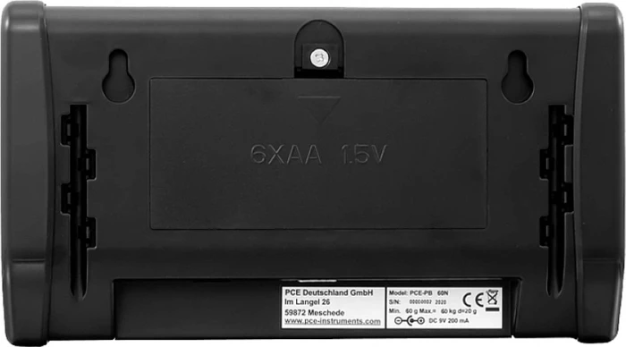 PCE Instruments PCE-PB 60N, Plattformwaage, 60kg, 20g
