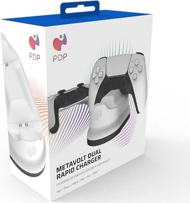 PDP Metavolt Dual Charger Ladestation weiß (PS5)