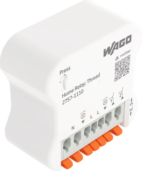 Wago Home Relay 2-fach 2DI/2DO, 6A, Schaltaktor