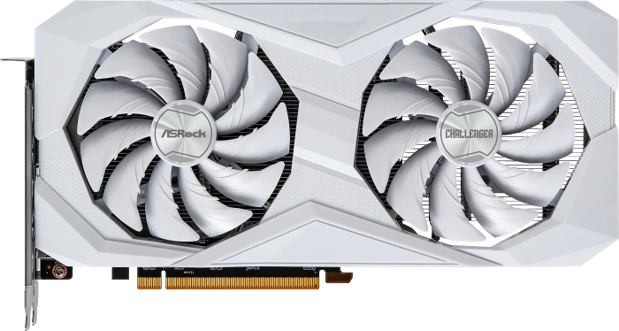 ASRock Radeon RX 6600 Challenger White 8GB, RX6600 CLW 8G, 8GB GDDR6, HDMI, 3x DP