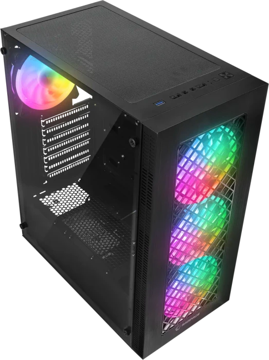 Rampage Plaid V1 Black, Glasfenster