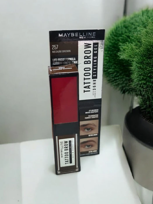 Maybelline Tattoo Brow waterproof Augenbrauen-Gel 04 medium brown, 6.8ml