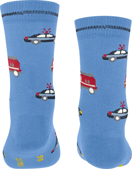 Falke Police and Fire Cars Socken blue note (Junior)