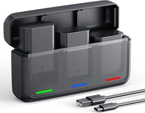 K&F Concept NP-FZ100 3-Pack + 20W LED PD Battery Charger