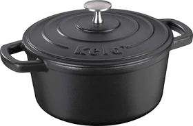 Kela Calido Bräter rund 26cm schwarz