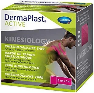 Hartmann DermaPlast Active Kinesiology Tape Rolle 5cm x 5m rosa, 1 Stück