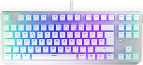 Endorfy Thock TKL Pudding, Onyx White, PBT, LEDs RGB, Kailh BROWN, USB, DE