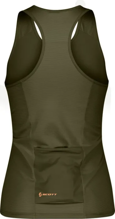 Scott Endurance 10 Trikot ärmellos fir green (Damen)