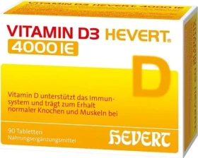 Vitamin D3 Hevert 4000 I.E. Tabletten, 90 Stück
