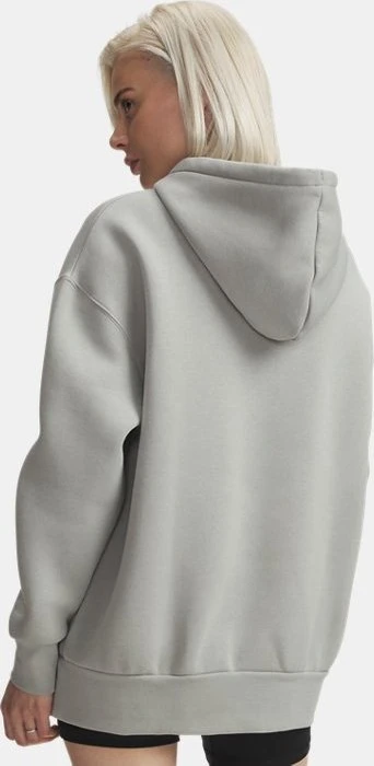 Under Armour Icon Fleece Oversize Hoodie titanium/white (Damen)