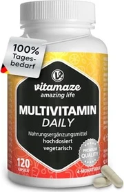 Vitamaze Multivitamin Daily hochdosiert Kapseln, 120 Stück