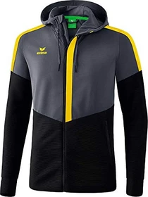 Erima Squad mit Kapuze Trainingsjacke slate grey/black/yellow (Herren)