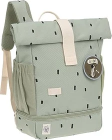 Lässig Rolltop Happy Prints oliv Kindergartenrucksack
