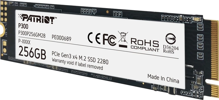 Patriot P300 256GB, M.2 2280 / M-Key / PCIe 3.0 x4