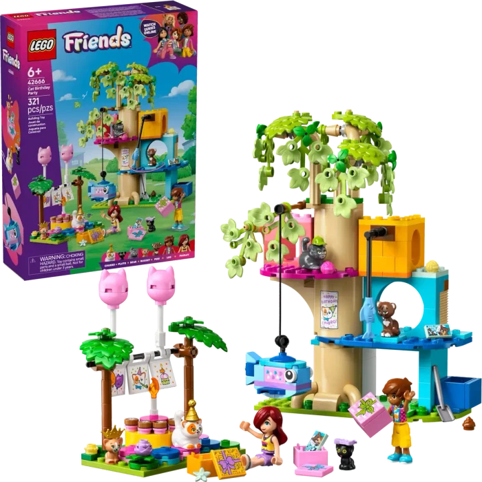 LEGO Friends - Katzengeburtstagsparty & Baumhaus