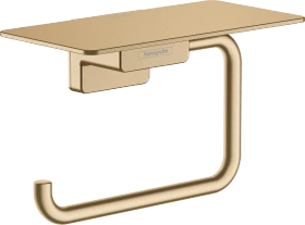 Hansgrohe AddStoris Toilettenpapierhalter mit Ablage brushed bronze