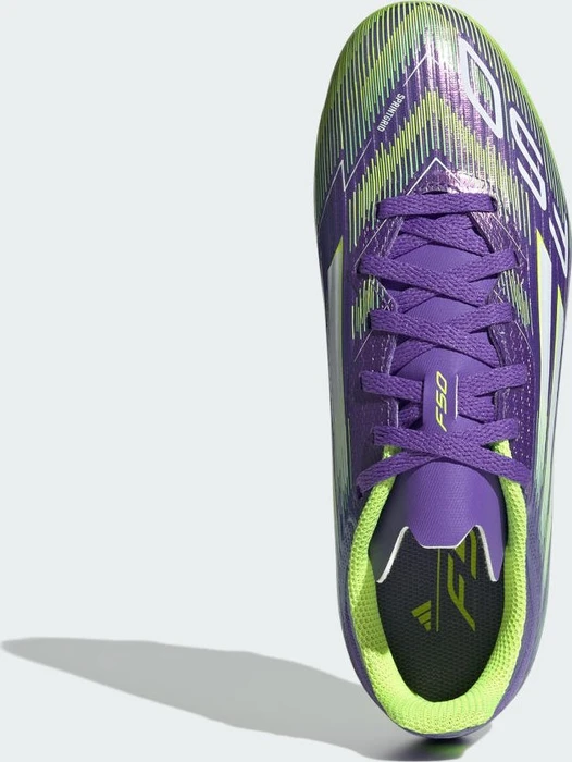 adidas F50 League FG/MG purple rush/cloud white/lucid lemon (Junior)