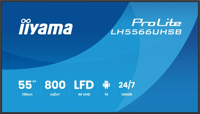 iiyama ProLite LH5566UHSB-B1AG, 55"
