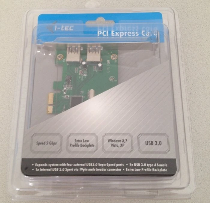 i-tec 4x USB 3.0, PCIe 2.0 x1