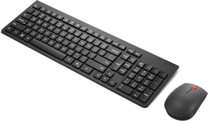 Lenovo Essential Wireless Combo Gen2 AI mit Copilot-Taste, schwarz, USB, DE