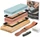 Keenbest Kombi Schleifstein #400/1000 #3000/8000 inkl. Leder (FD-ZJ-221105-093)