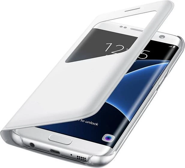 Samsung S-View Cover für Galaxy S7 Edge weiß