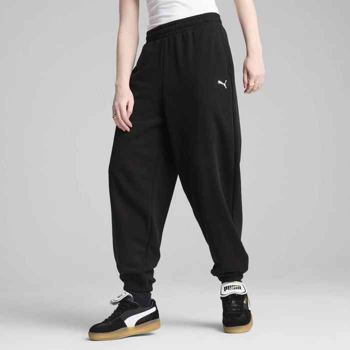 Puma Wardrobe ESS Relaxed Trainingshose lang puma black (Damen)