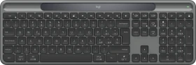 Logitech Signature Slim Solar+ K980 for Business, Grafit, Logi Bolt, USB/Bluetooth, IT