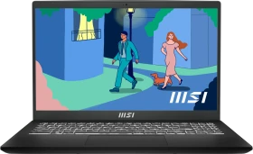 MSI Modern 15 B7M-284, Classic Black, Ryzen 5 7530U, 16GB RAM, 512GB SSD, DE