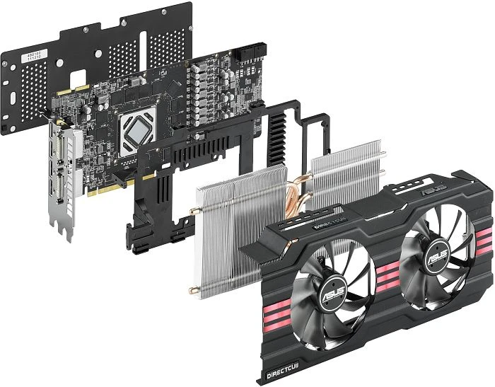 ASUS Radeon HD 7970 DirectCU II, HD7970-DC2-3GD5, 3GB GDDR5, 2x DVI, 4x DP