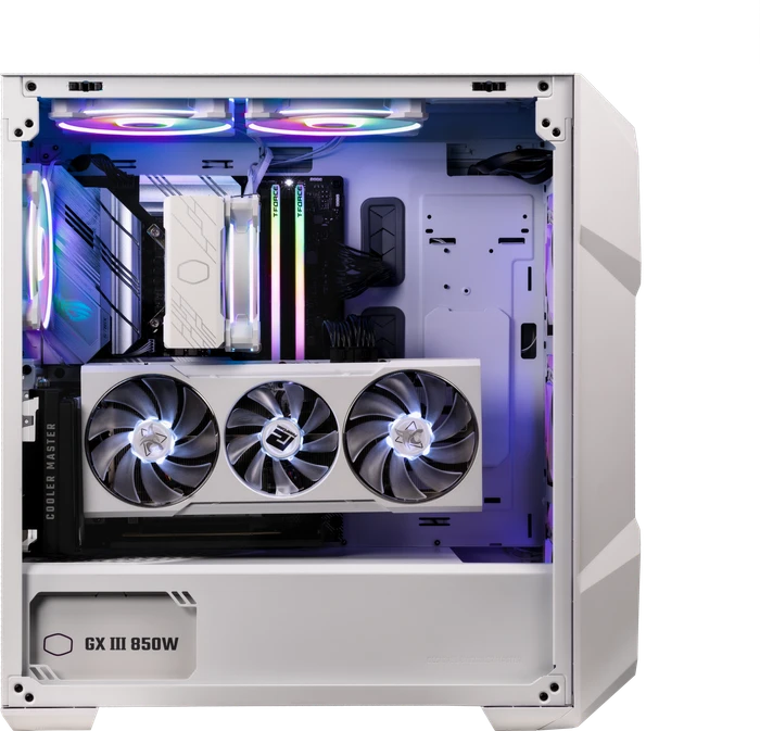 Cooler Master MasterBox TD500 Mesh V2, weiß, Glasfenster