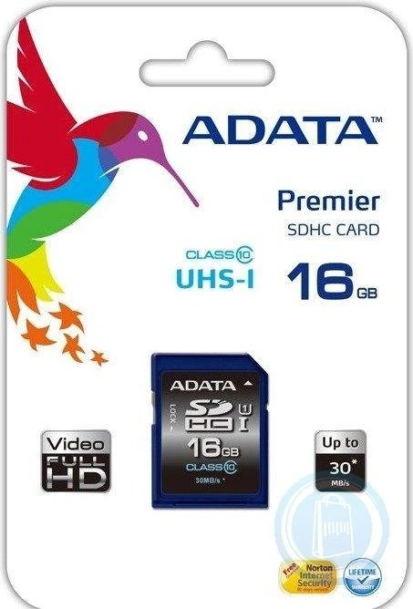 ADATA Premier 16GB, UHS-I U1, Class 10